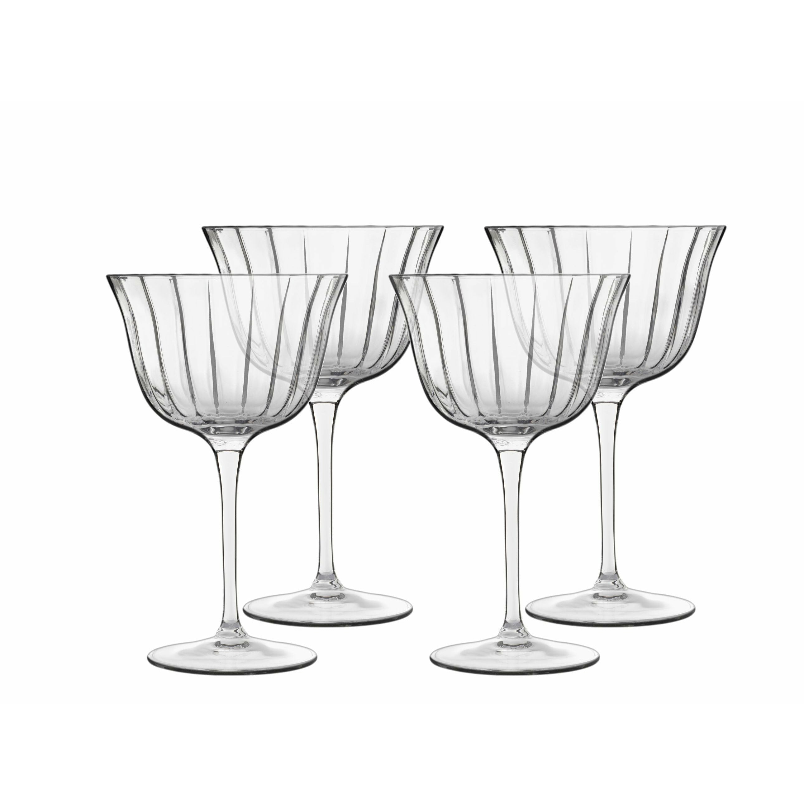 Luigi Bormioli Bach Cocktail Glass Retro, sett med 4