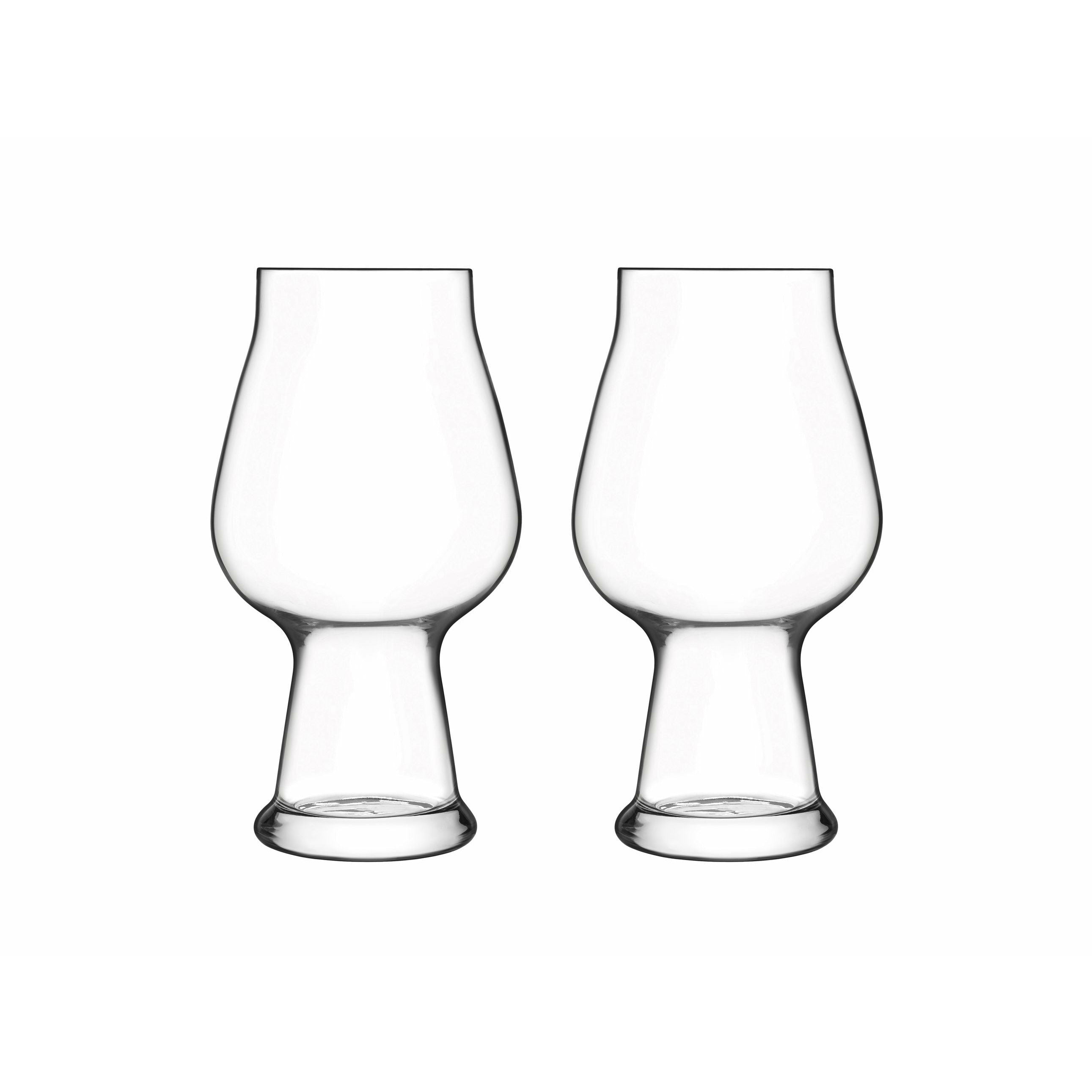 Luigi Bormioli Birrateque Beer Glass Stout/Porter，2件