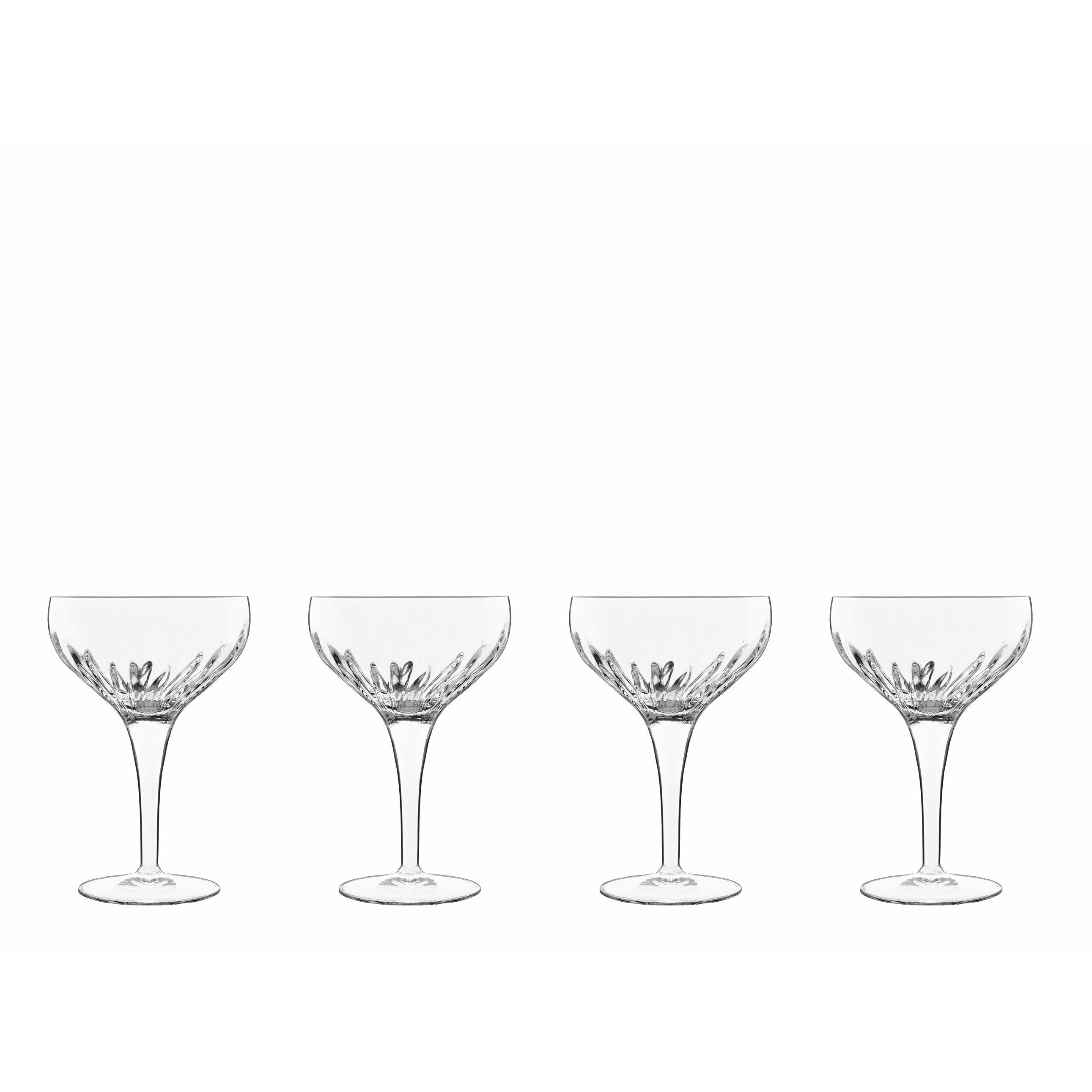 Luigi Bormioli Mixology Cocktail Glass, sett med 4