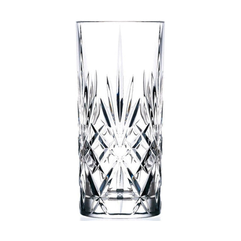 Lyngby Glas Melodia Krystal Highball Drink Glass 6 CL, 6 pc's.
