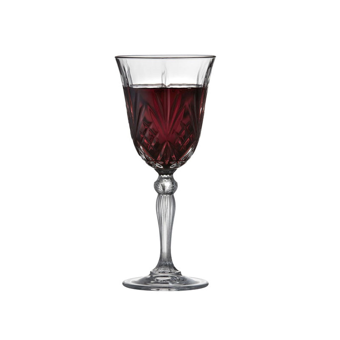 Lyngby Glas Melodia Krystal Verre de vin rouge 27 CL, 4 PCS.