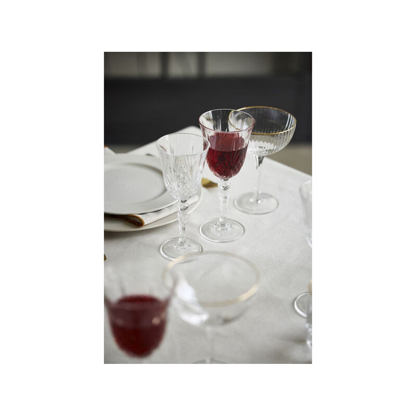 Lyngby Glas Melodia Krystal Verre de vin rouge 27 CL, 4 PCS.
