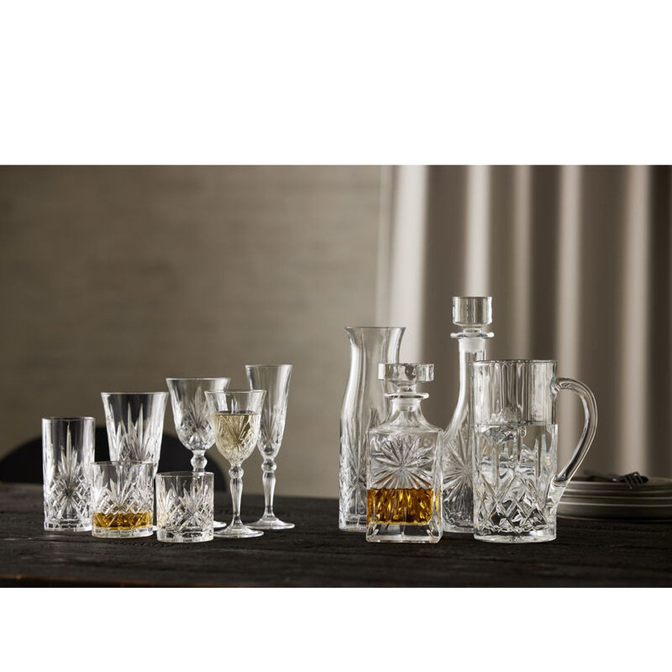 Lyngby Glas Melodia Krystal Whisky Glass 31 CL, 6 stk.