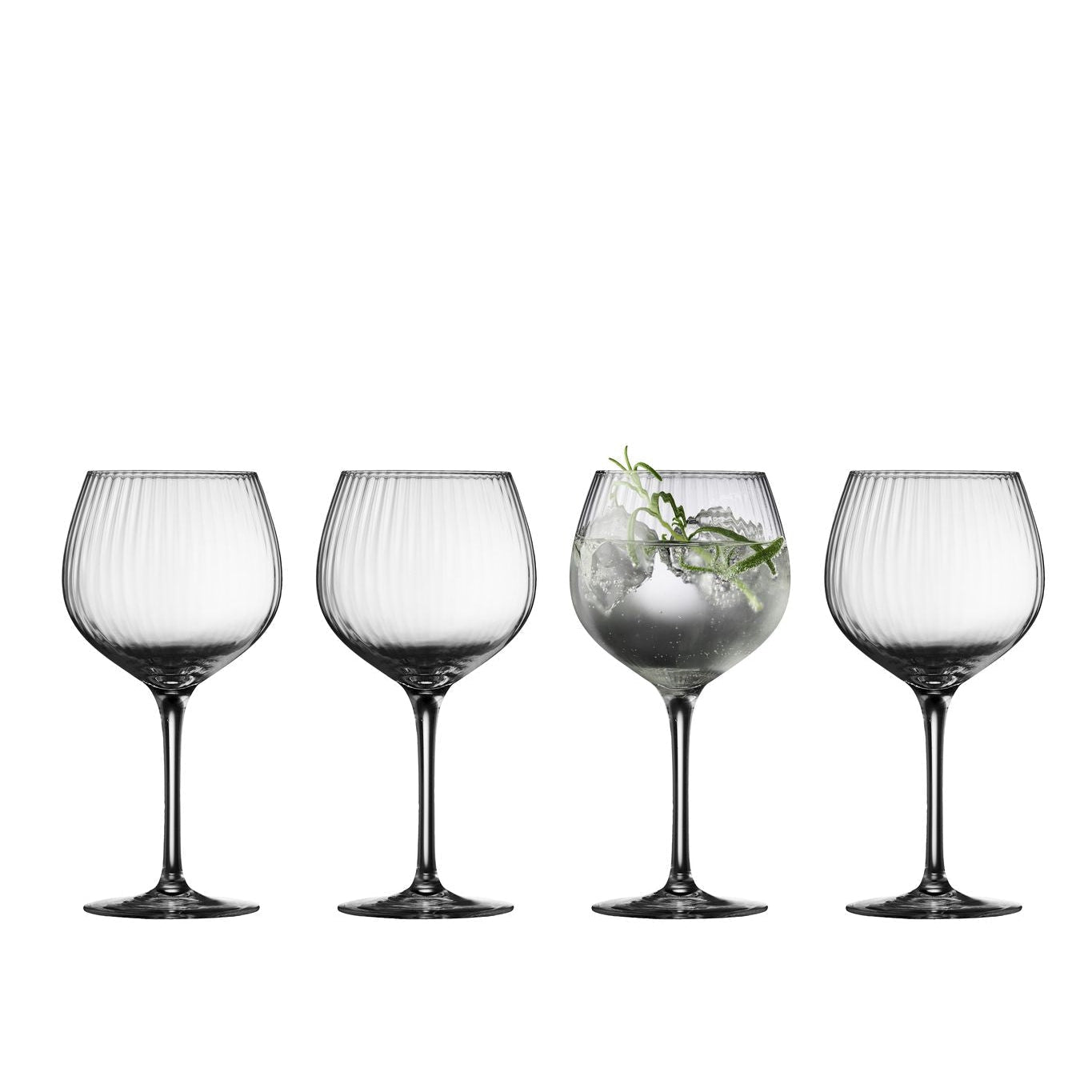 Lyngby Glas Palermo Gin＆Tonic Glass 65 Cl，4台。