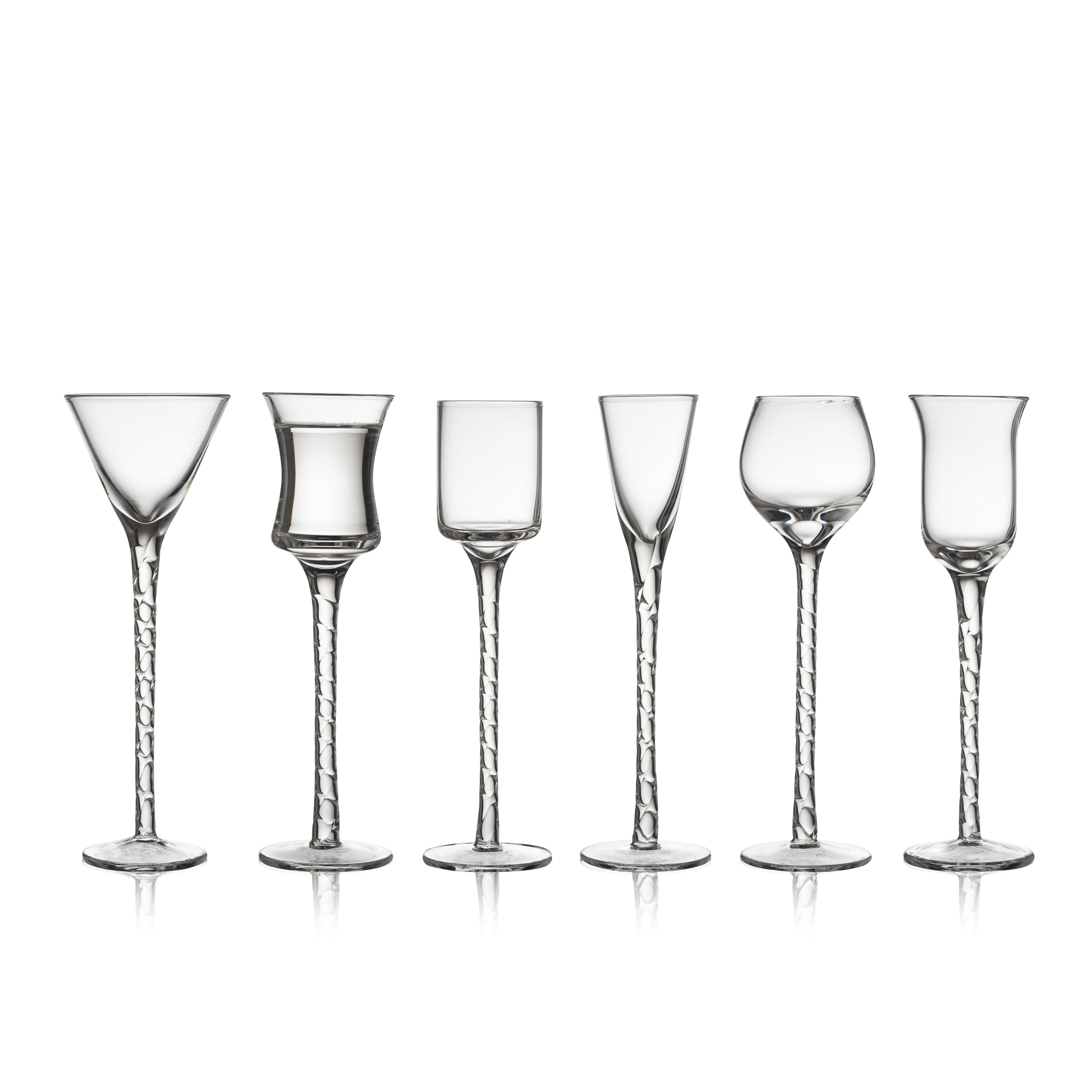 Lyngby Glas Rome Snap Glass 18 cm 6 pc's. Ass.