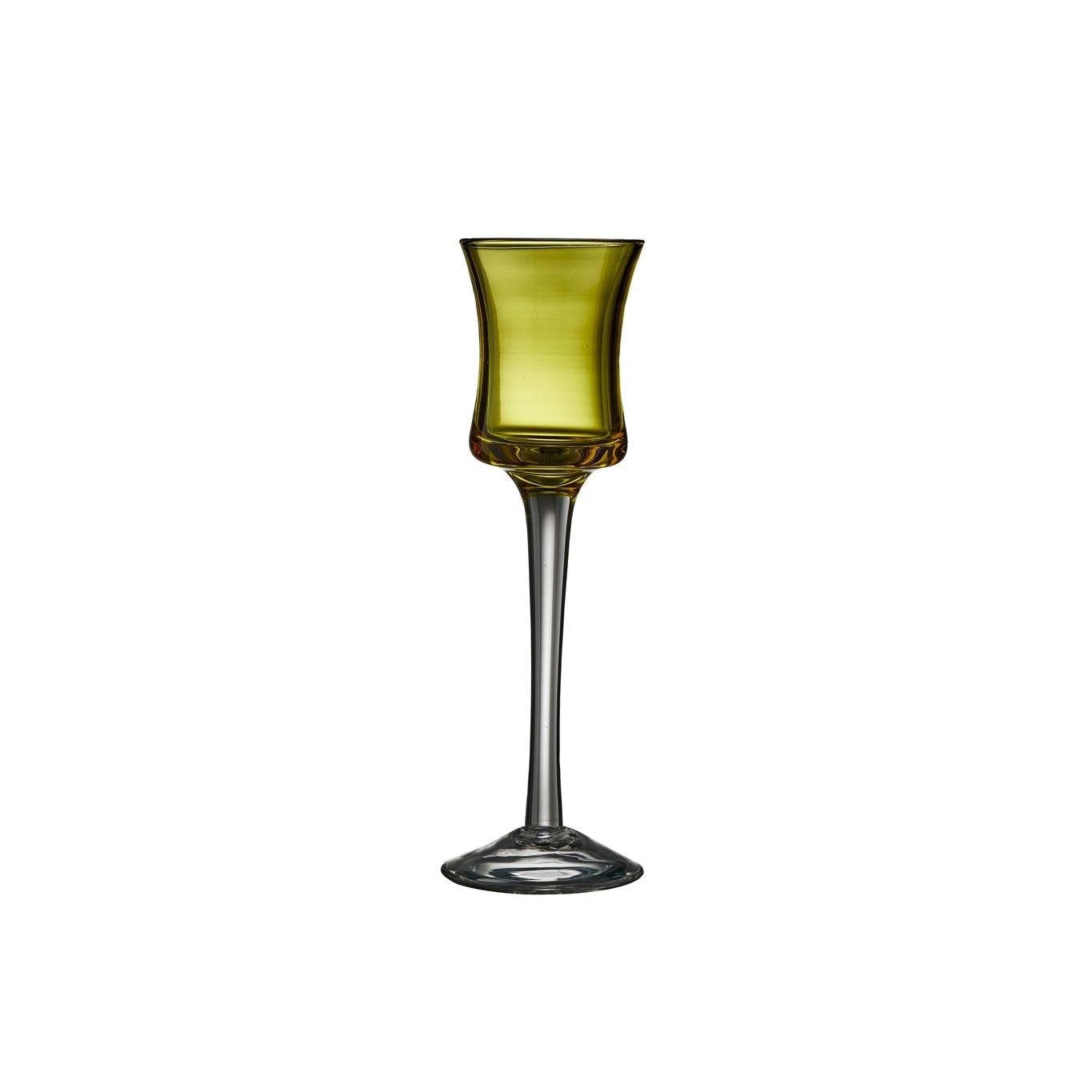 Lyngby Glas Couleurs assorties en verre Schnapps, 6 pcs.