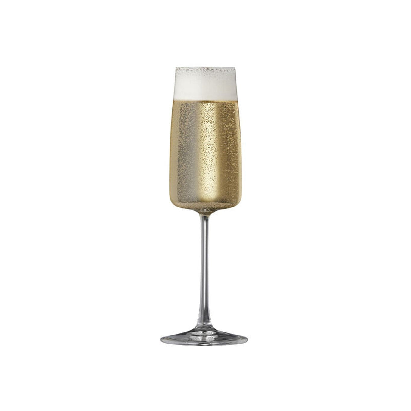 Lyngby Glas Zero Krystal Champagne Glass 30 CL, 4 pezzi.