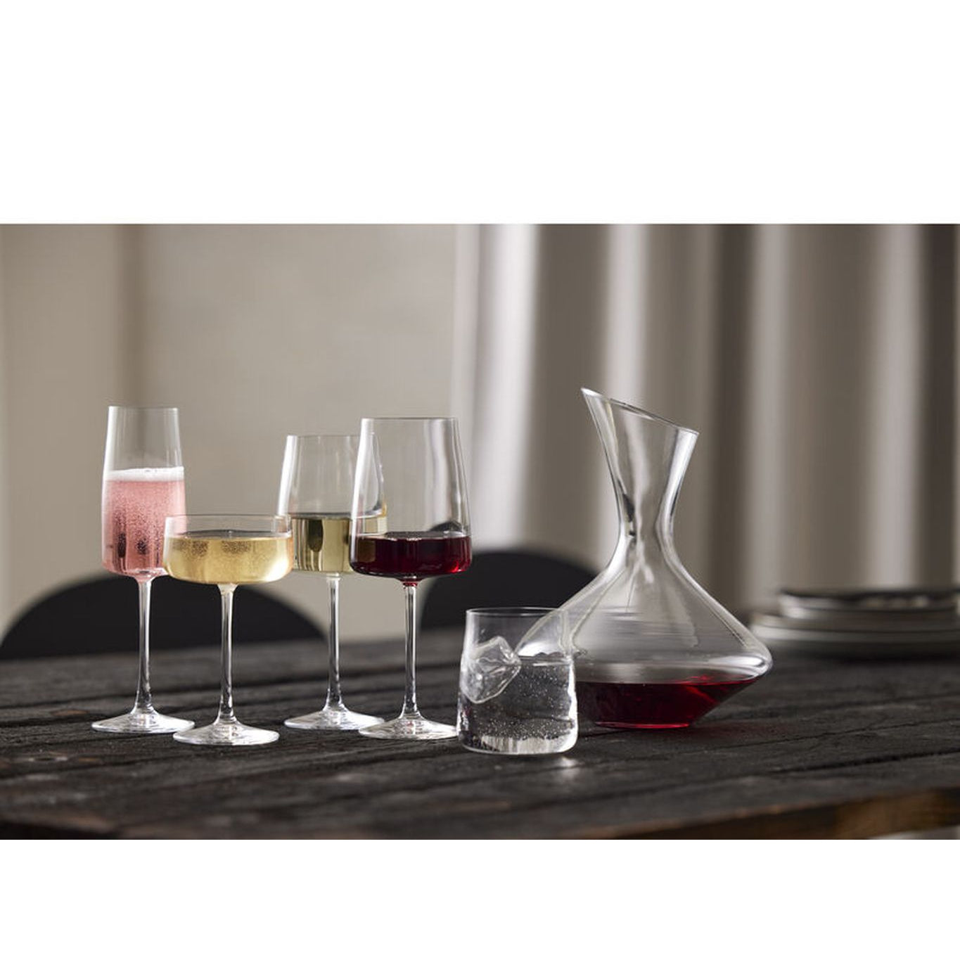 Lyngby Glas Zero Krystal Red Wine Glass 54 CL, 4 pezzi.