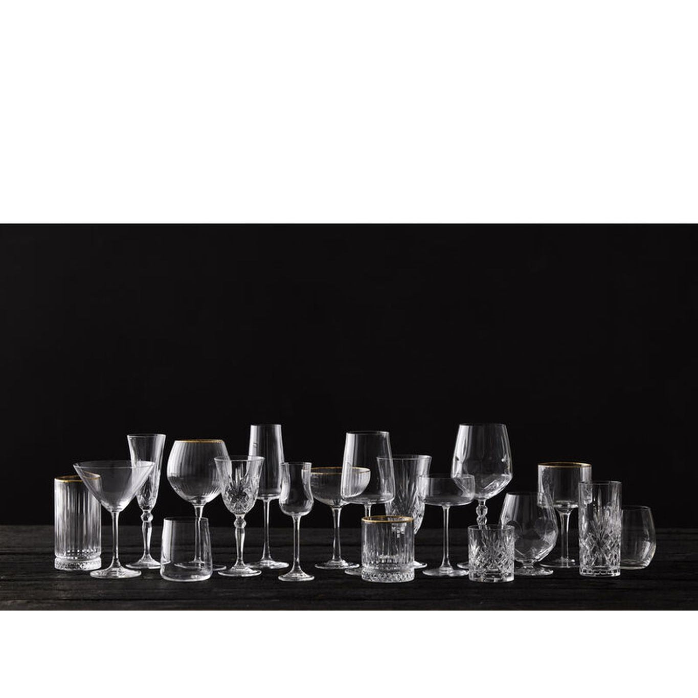 Lyngby Glas零Krystal Water Glass 42 Cl，6个PC。