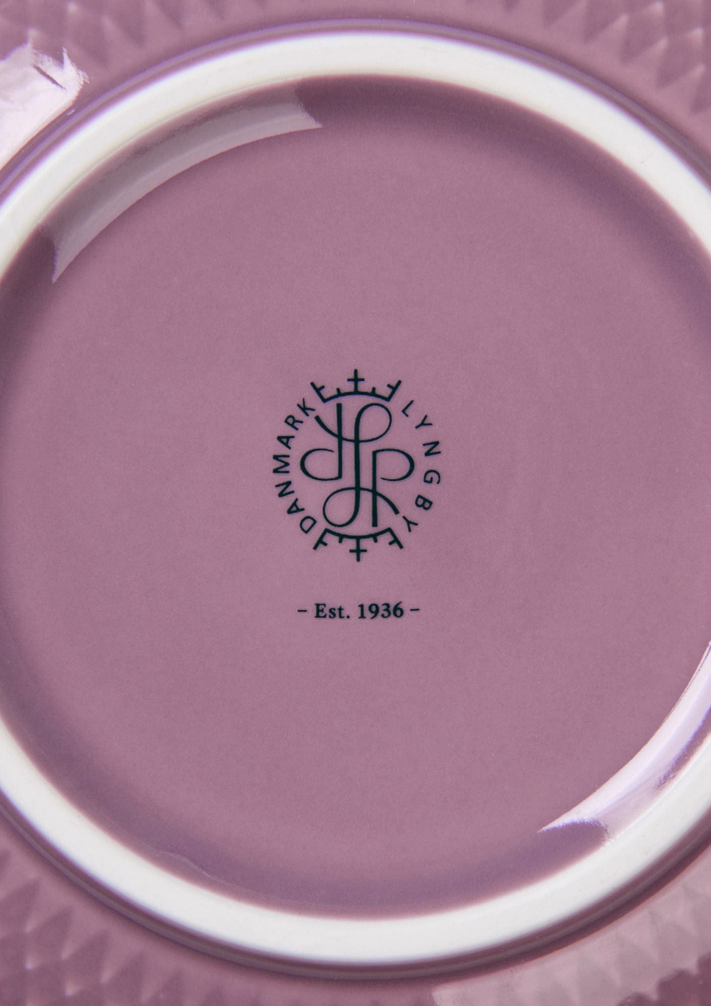Lyngby Porcelæn Rhombe Color Bowl Ø15,5 cm, paars