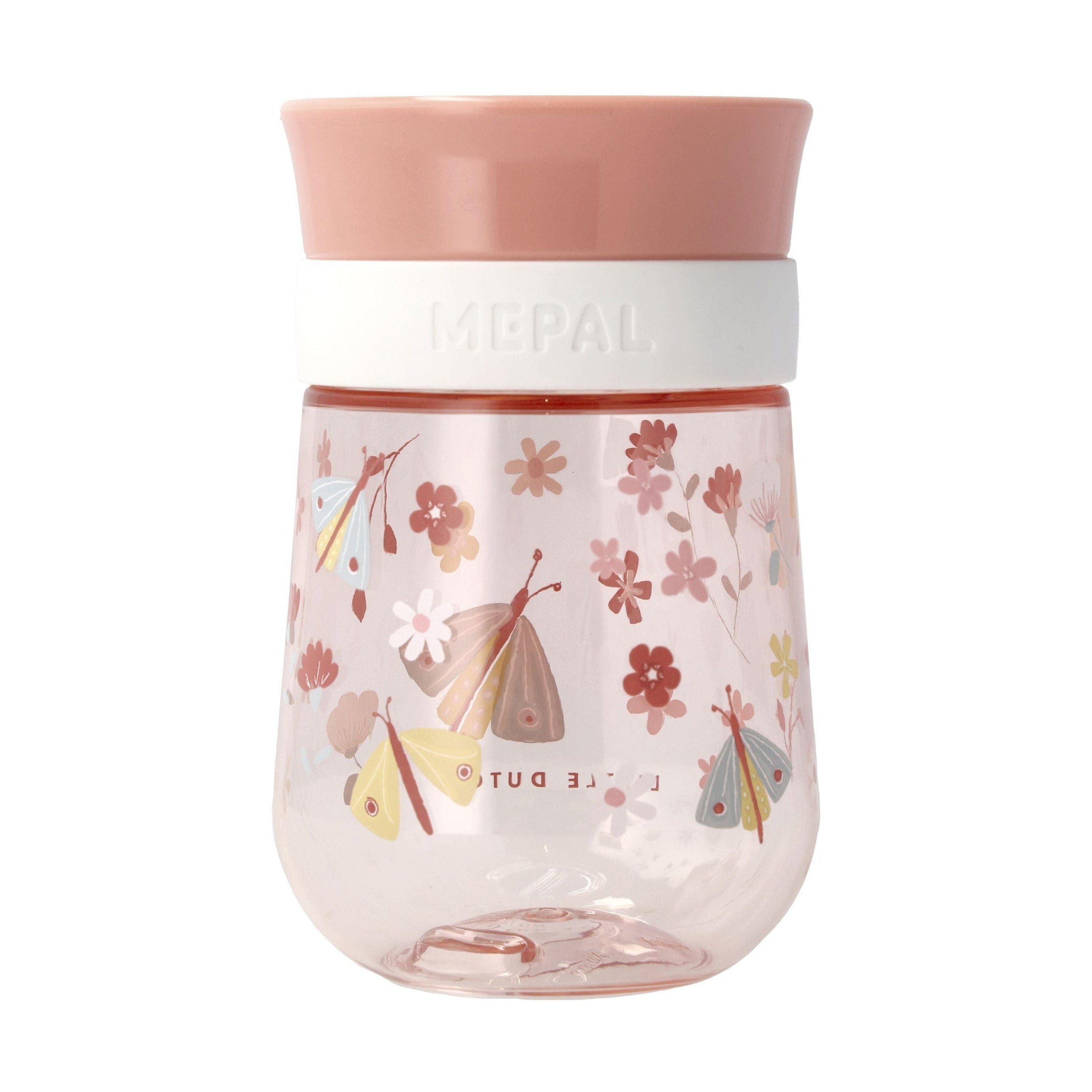 Mepal Mio Non Drip Baby Cup, Flowers & Futterflies