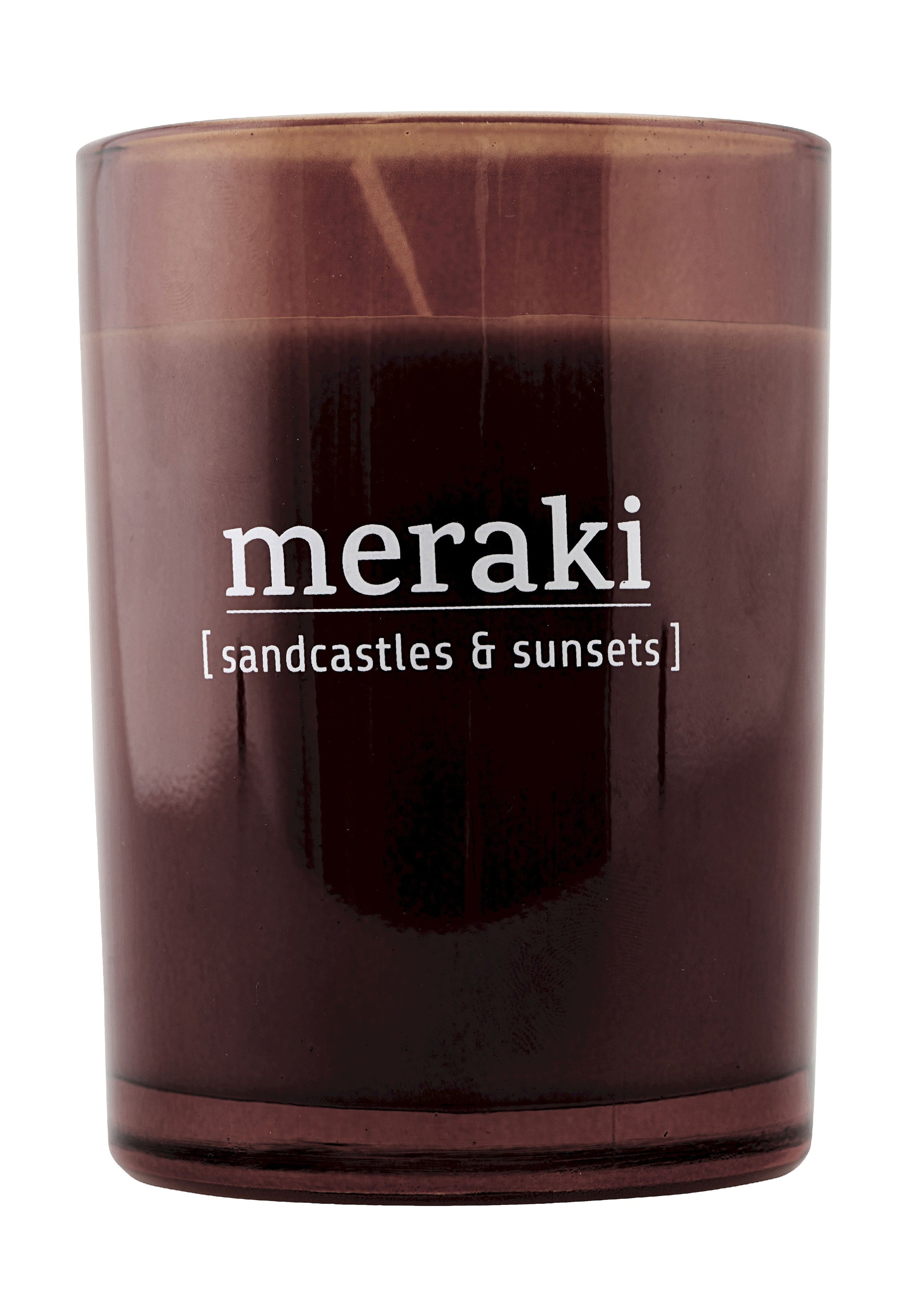 Meraki Bougie parfumée H10,5 cm, châteaux de sable et couchers de soleil