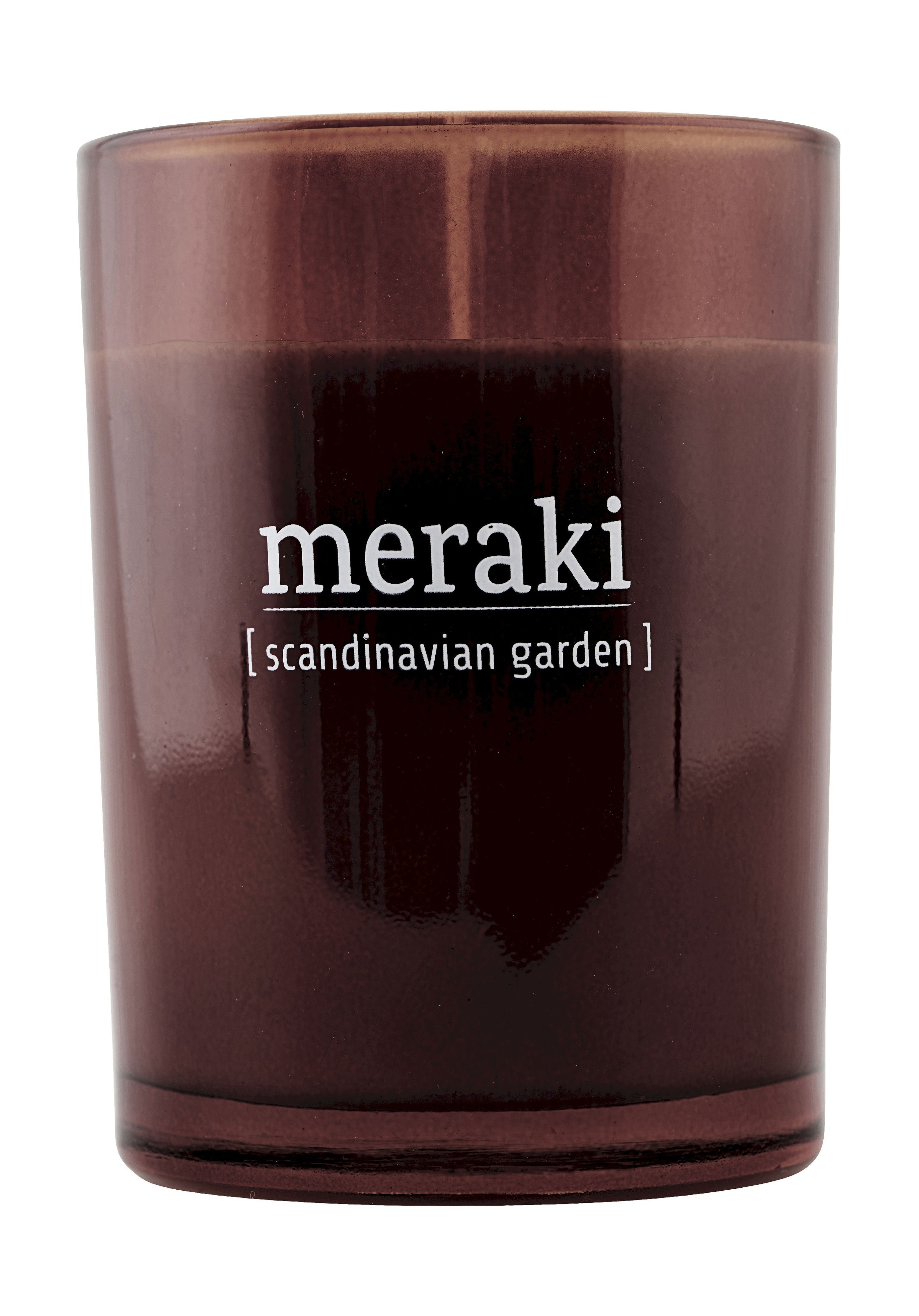 Meraki Bougie parfumée H10,5 cm, jardin scandinave