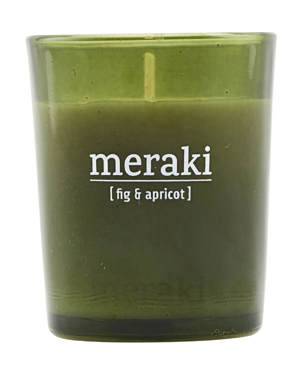 Vela perfumada de Meraki H6,7 cm, Fig y Apricot