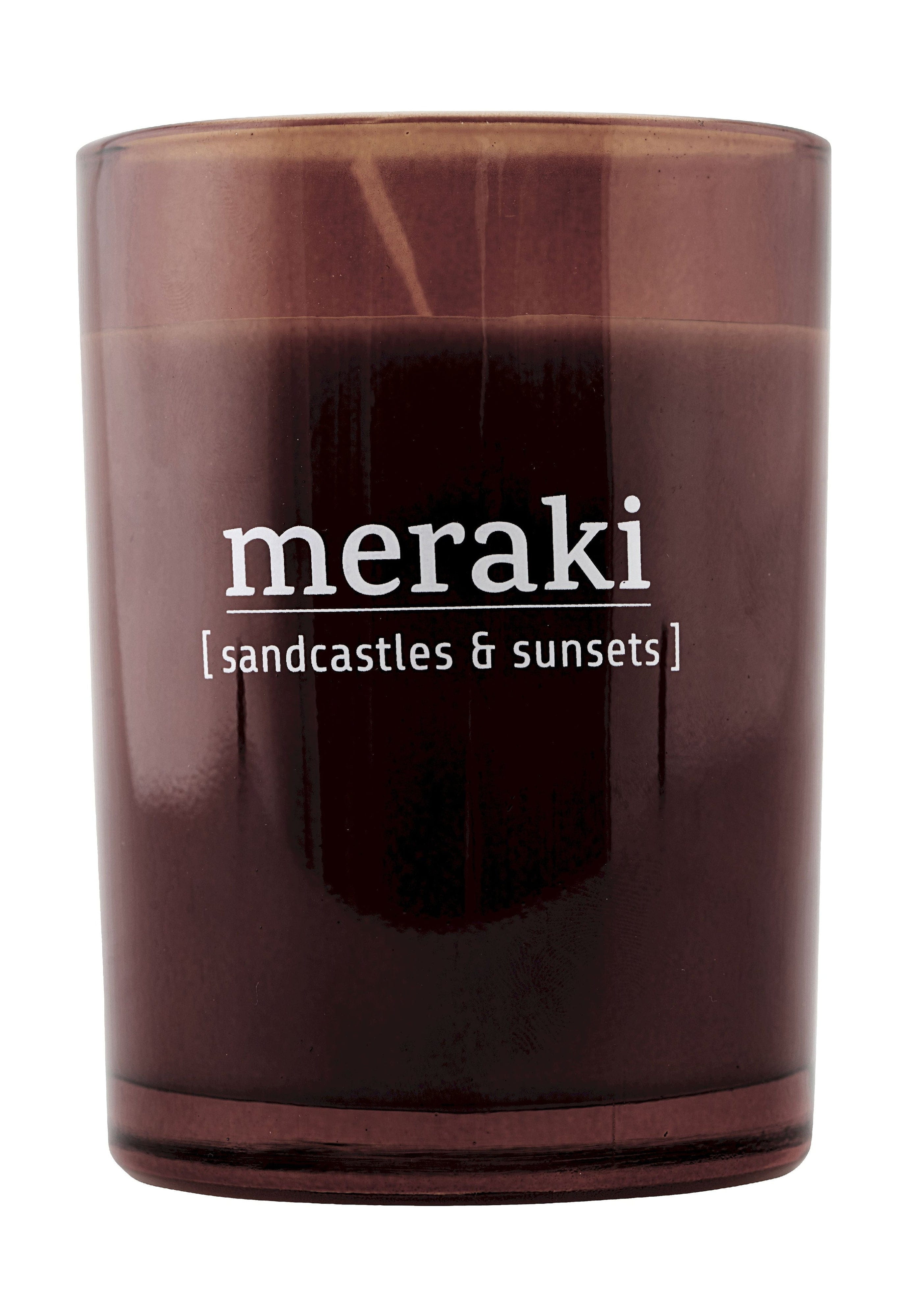 Candela profumata Meraki H10,5 cm, Sandcastles & Sunsets