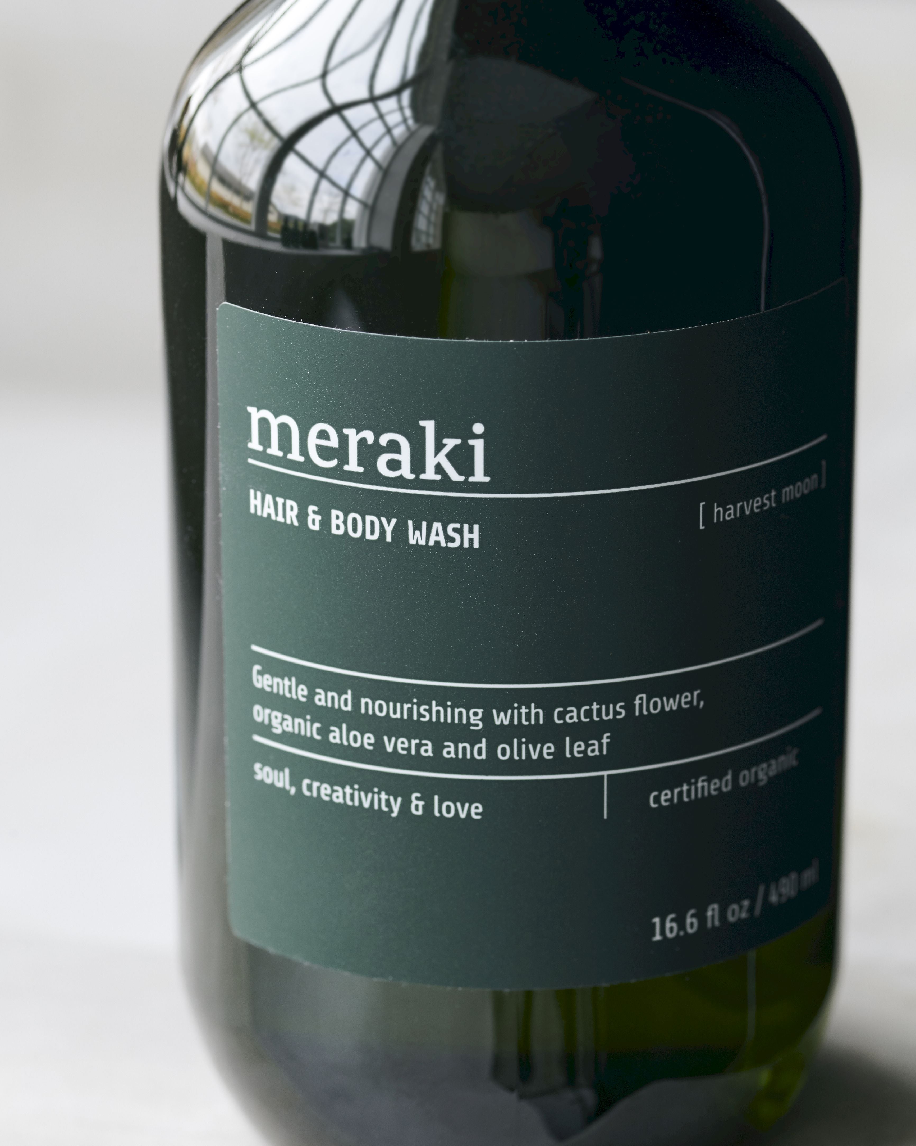 Meraki Haar- und Körperdusche für Männer 490 ml, Harvest Moon