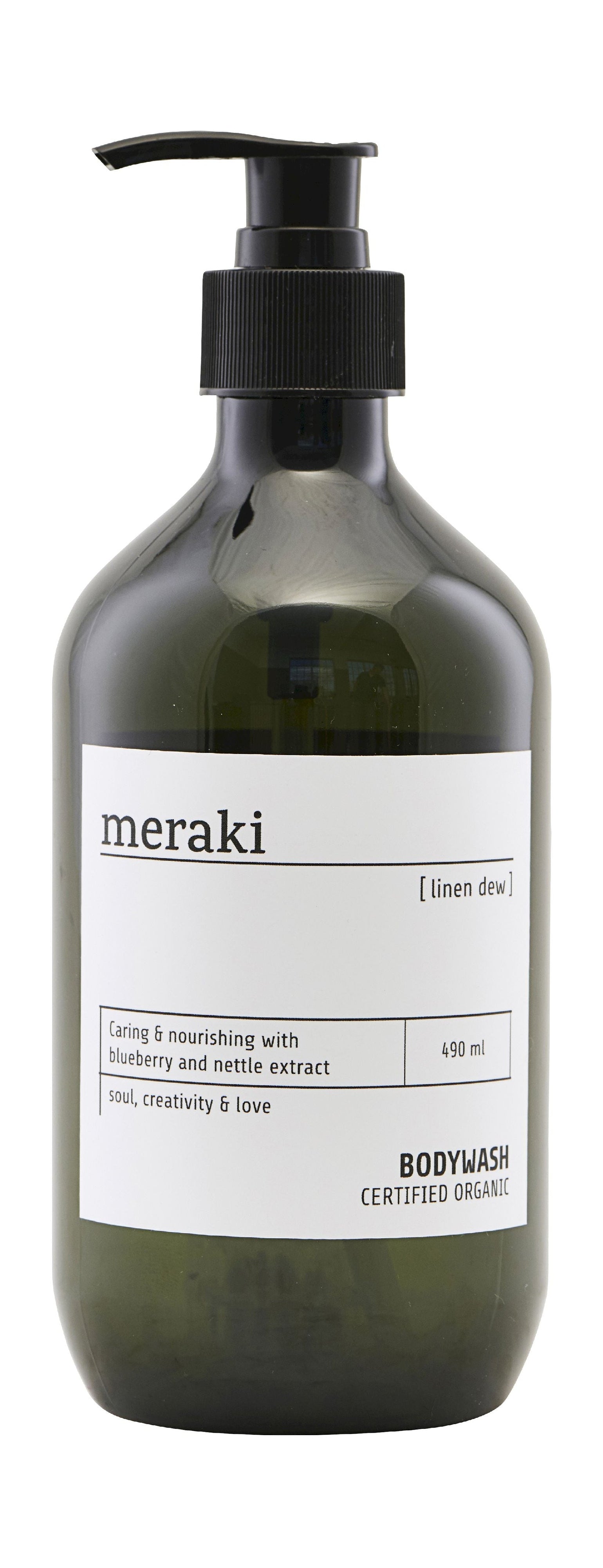 Meraki Gel de douche 490 ml, rosée en lin