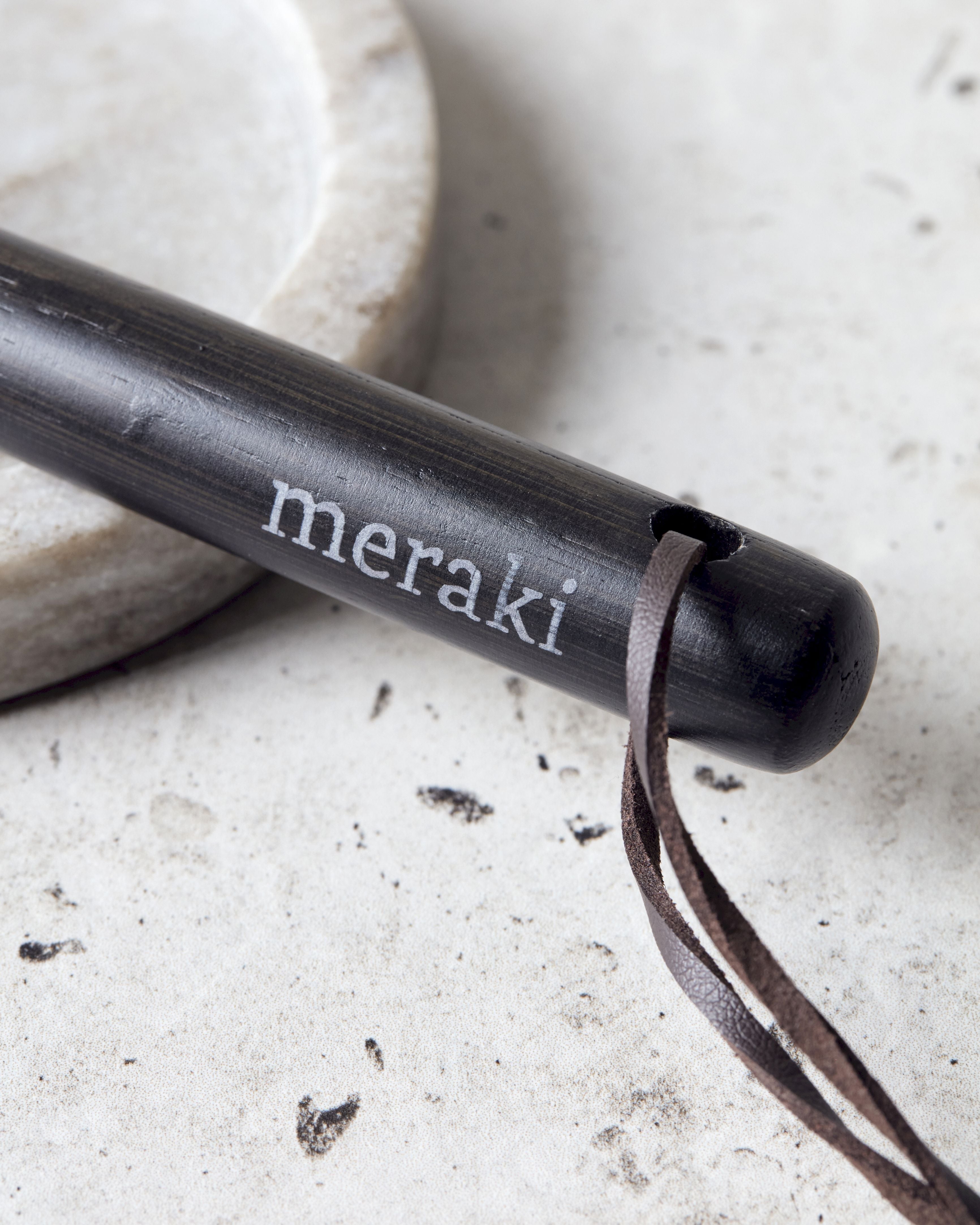 Pennello per la lavaggio del piatto Meraki, nero macchiato