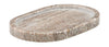 Meraki Marmorbakke poleret oval 19,5x12,5, beige