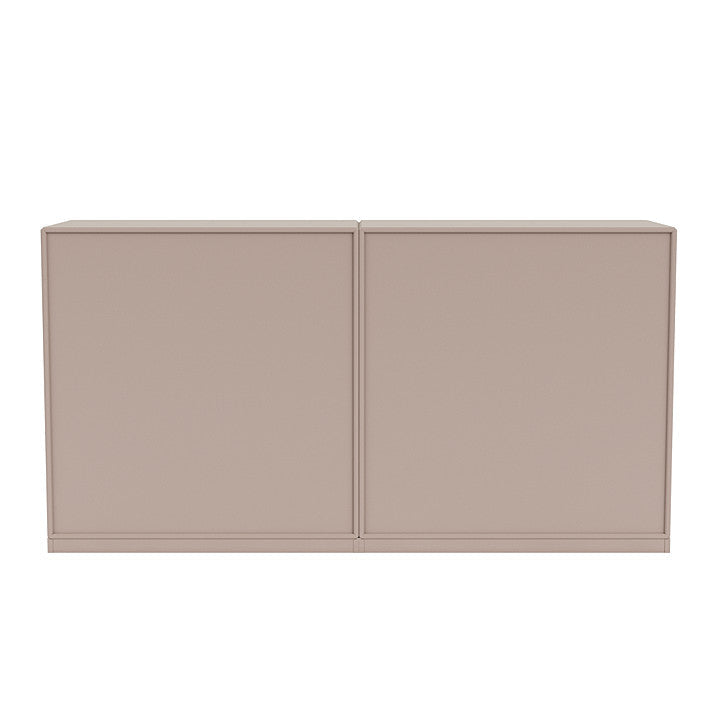Montana Pare Pare Board con zócalo de 3 cm, champiñones marrón