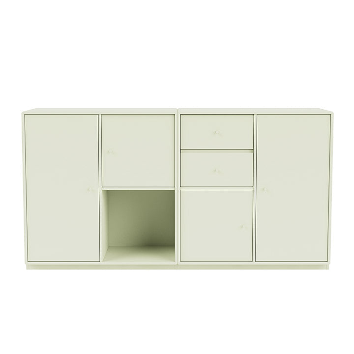 Montana Couple Sideboard With 3 Cm Plinth, Pomelo Green