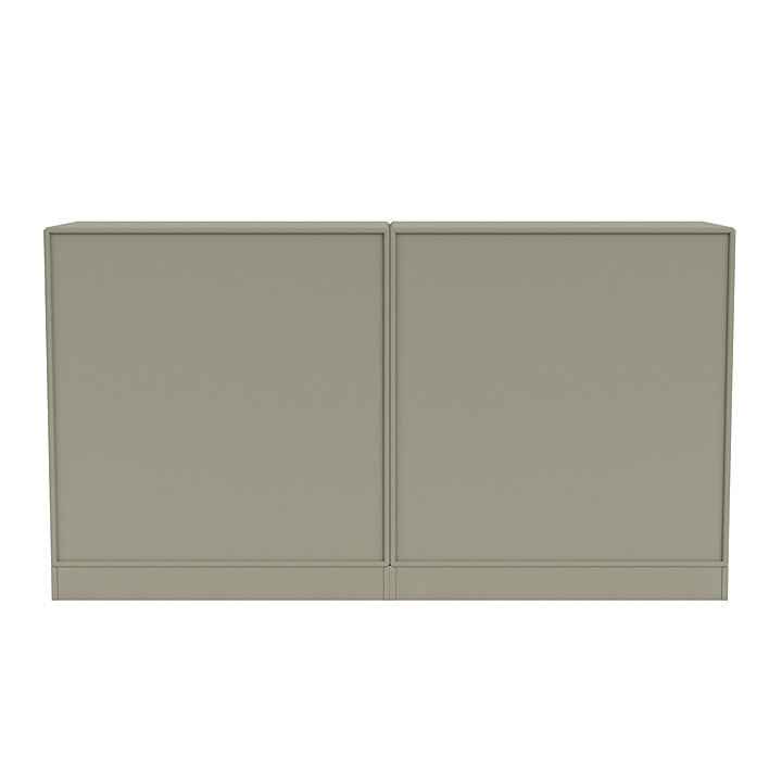 Montana -Paar -Sideboard mit 7 cm Sozial, Fenchelgrün