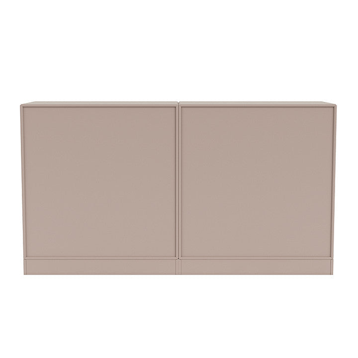Montana Pare Pare Board con zócalo de 7 cm, champiñones marrón