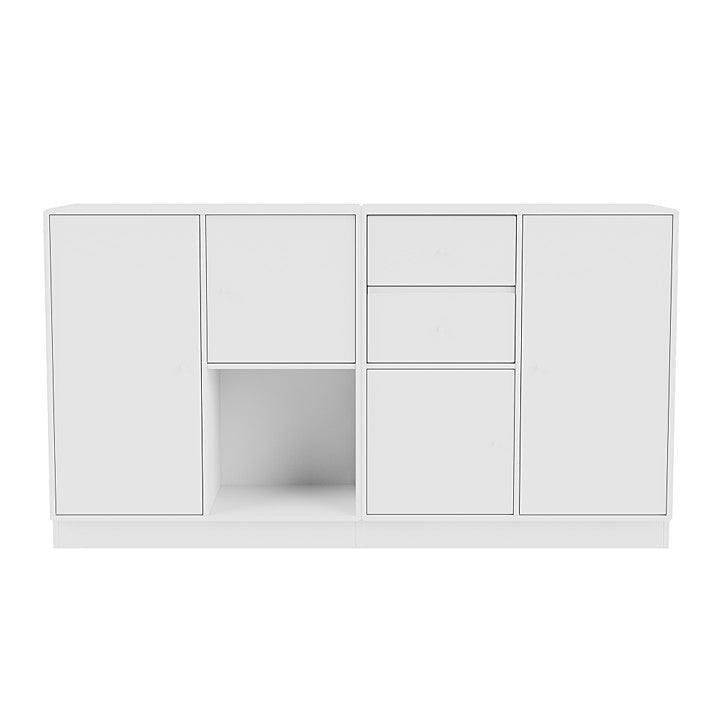 Montana Couple Sideboard With 7 Cm Plinth, New White