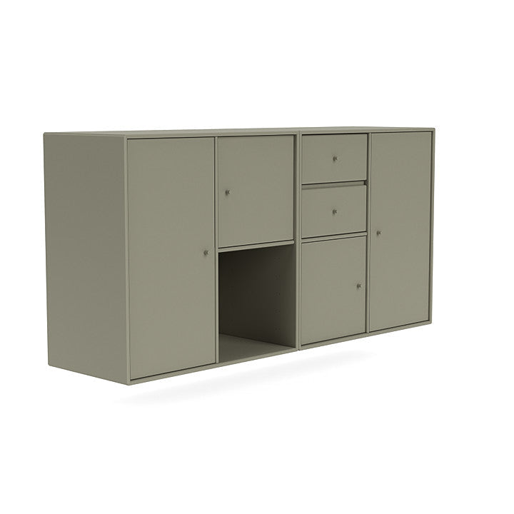 Montana Couple Sideboard With Suspension Rail, Fennel Green