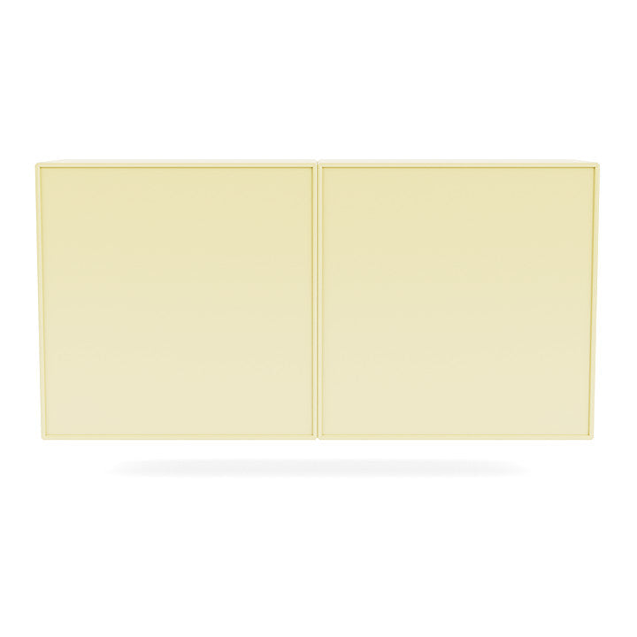 Sideboard di coppia del Montana con binario di sospensione, camomilla giallo
