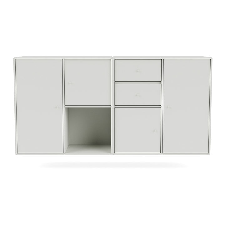 Montana Couple Sideboard With Suspension Rail, Nordic White