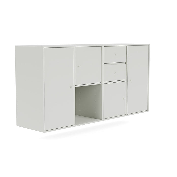 Montana Couple Sideboard With Suspension Rail, Nordic White