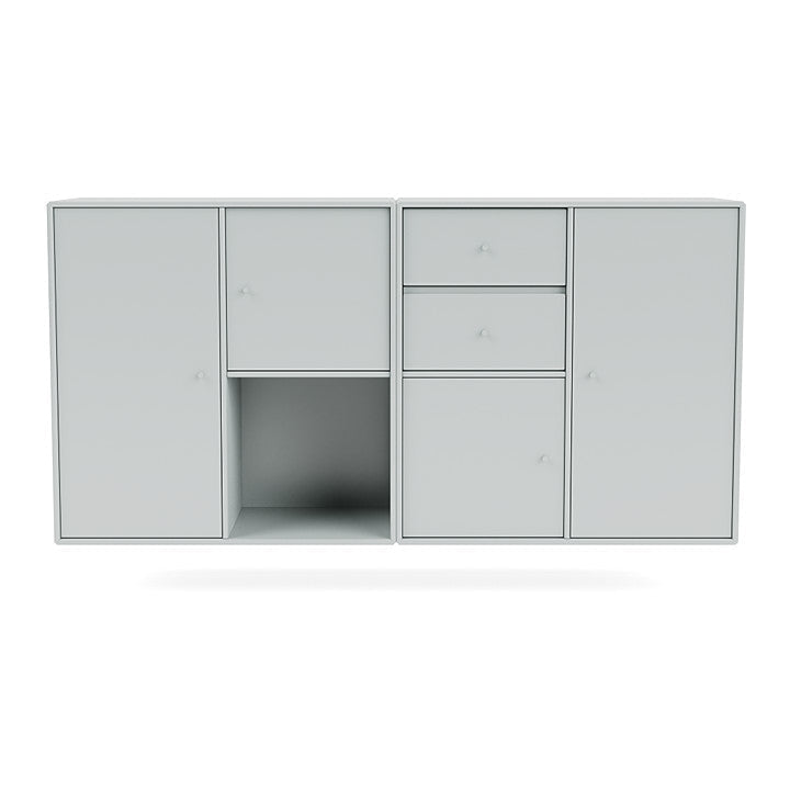 Montana Couple Sideboard With Suspension Rail, Oyster Grey