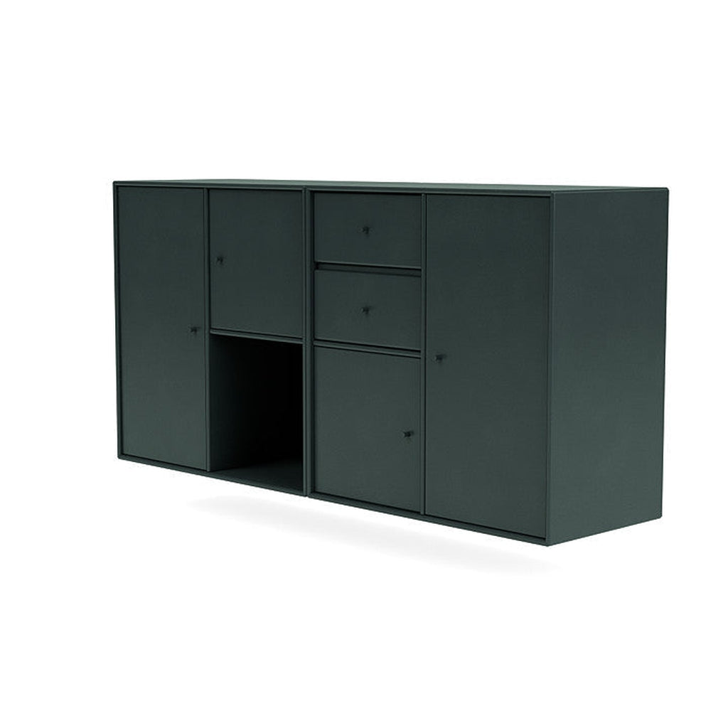 Montana Couple Sideboard With Suspension Rail, Black Jade
