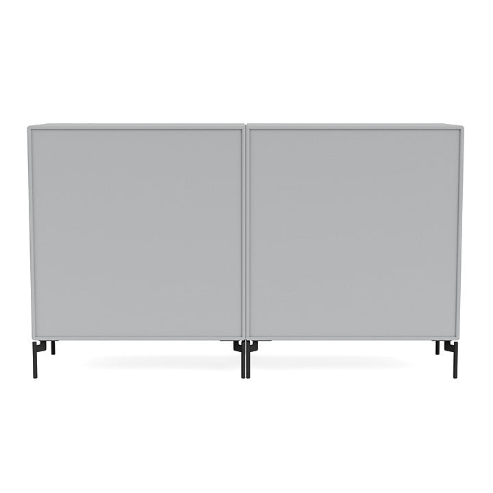 Montana Couple Sideboard With Legs, Fjord/Black