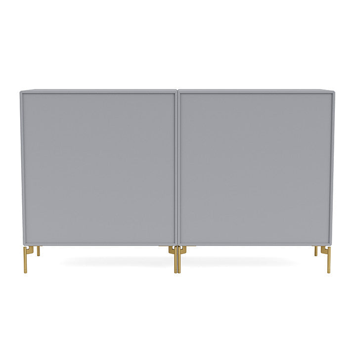 Montana Couple Sideboard With Legs, Graphic/Brass