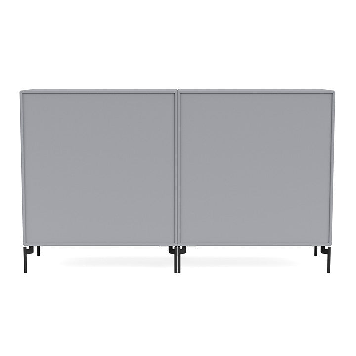 Montana Couple Sideboard With Legs, Graphic/Black