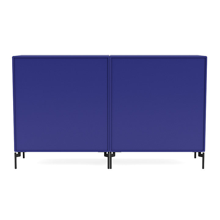 Montana Couple Sideboard With Legs, Monarch Blue/Black