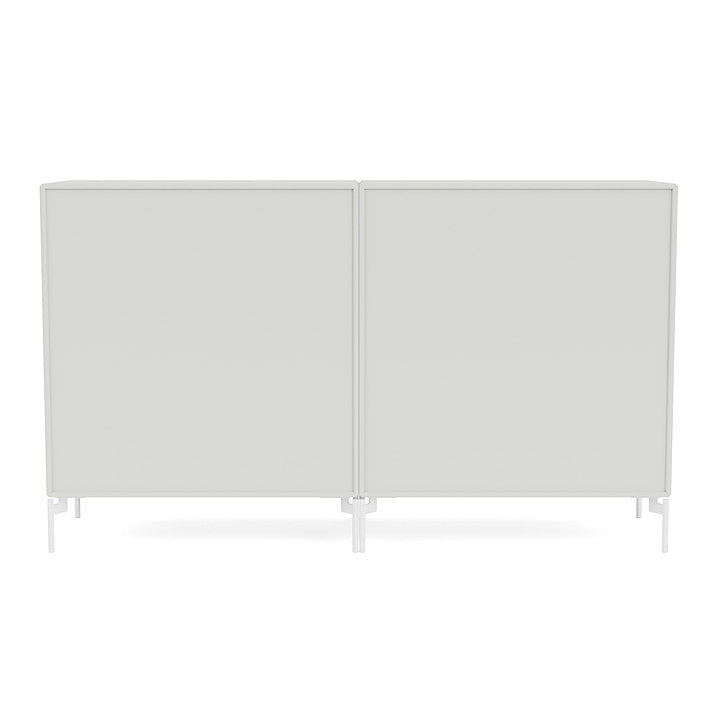 Montana Couple Sideboard With Legs, Nordic/Snow White