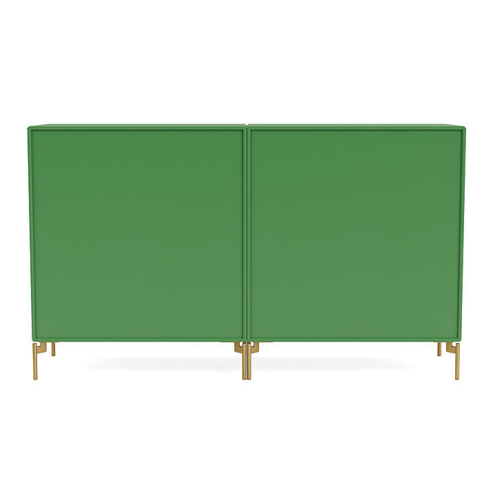 Montana Couple Sideboard With Legs, Parsley/Brass