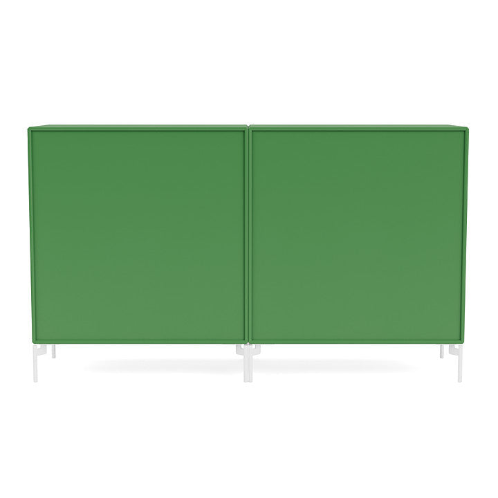 Montana Couple Sideboard With Legs, Parsley/Snow White