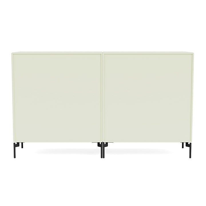 Montana Couple Sideboard With Legs, Pomelo/Black