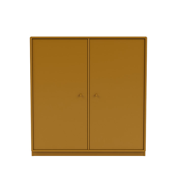 Cabinet de couverture du Montana avec socle de 3 cm, jaune ambre