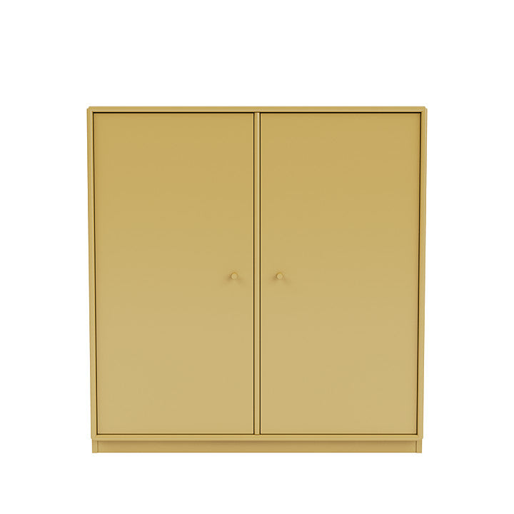 Cabinet de couverture du Montana avec socle de 3 cm, jaune cumin