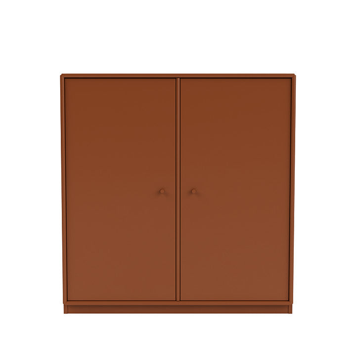 Gabinete de cubierta de Montana con zócalo de 3 cm, marrón avellana
