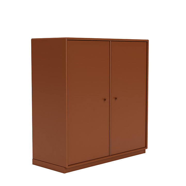 Gabinete de cubierta de Montana con zócalo de 3 cm, marrón avellana