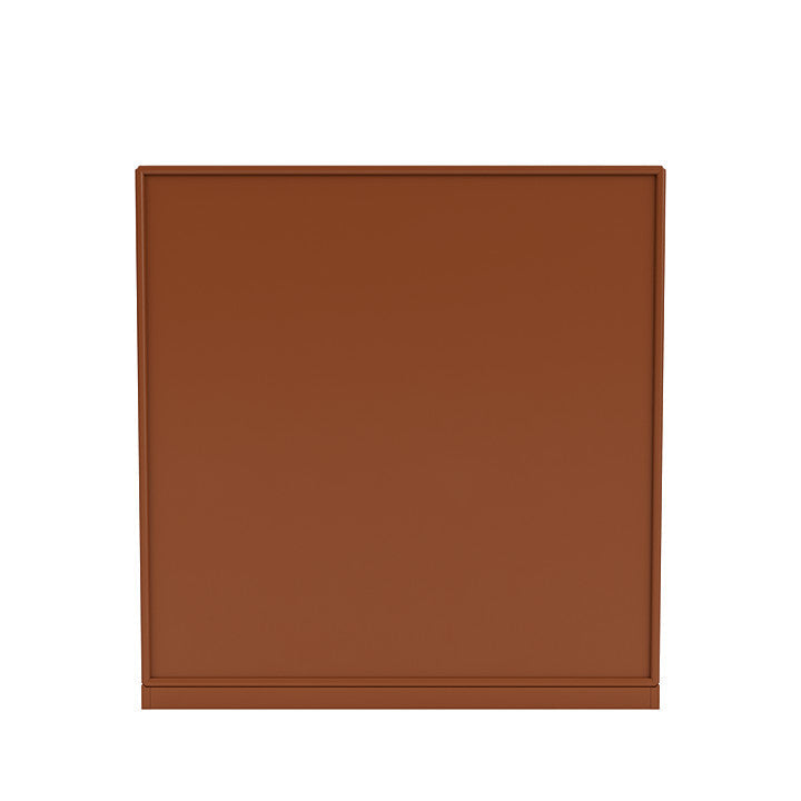 Cabinet de couverture du Montana avec socle de 3 cm, brun noisette
