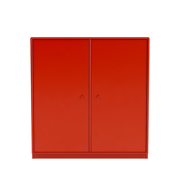 Cabinet de couverture du Montana avec socle de 3 cm, rouge de rose