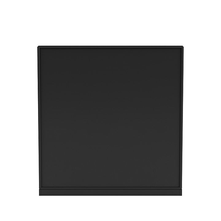 Cabinet de couverture du Montana avec socle de 3 cm, noir