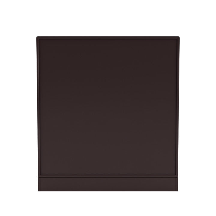 Gabinetto della copertura del Montana con plinto da 7 cm, marrone balsamico